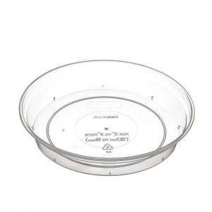 Clear Saucer for 11-18.5cm Clear Pots
