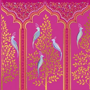 Gold Tree, Birds & Arches - image 2