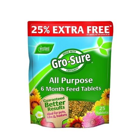 Gro-Sure All Purpose 6 Month Feed Tablets Pouch 25%EF