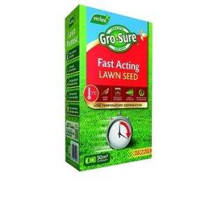 Gro-sure Fast Acting Lawn Seed 10m2 + 30% Extra Free