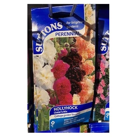 Hollyhock Seeds - Chater's Mix