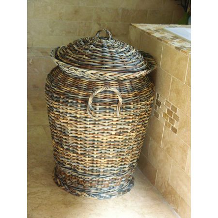 Linen Basket - Dome Top - Zebra