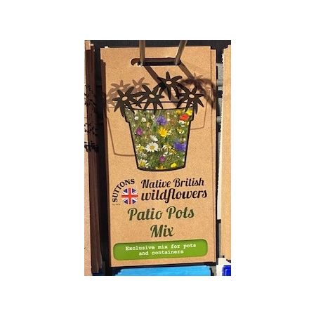 Native British Wildflower Mix Seeds - Patio Pots