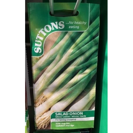 Onion (Salad) Seeds - White Lisbon - Winter Hardy Seeds