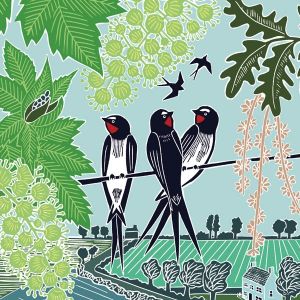 Swallows On A Line - image 1